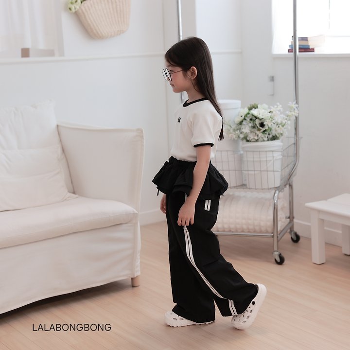 Lalabongbong - Korean Children Fashion - #stylishchildhood - Frill String Pants - 11