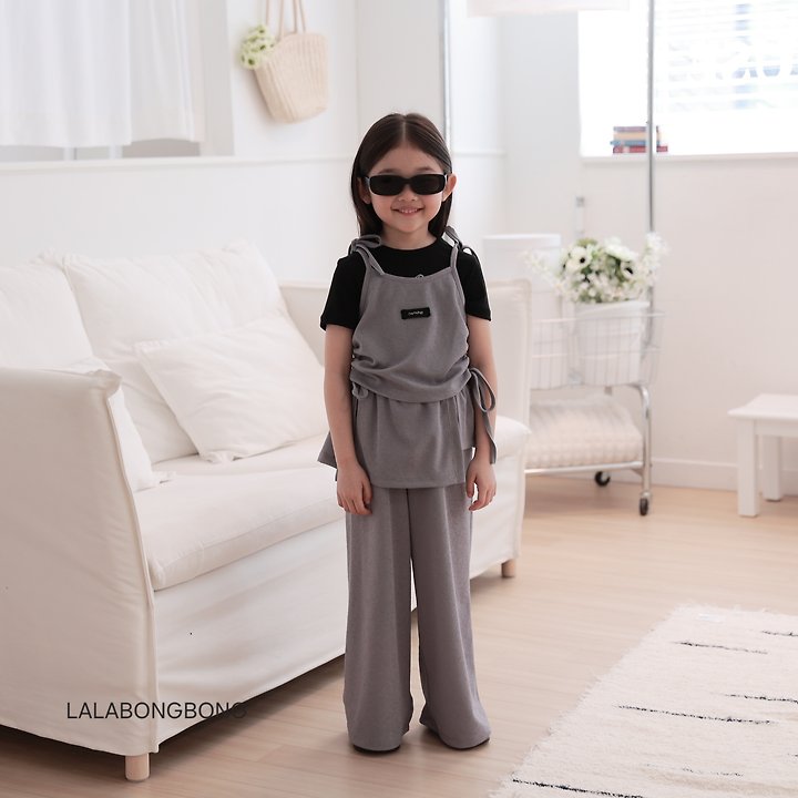 Lalabongbong - Korean Children Fashion - #todddlerfashion - Uncut Wide Pants - 11