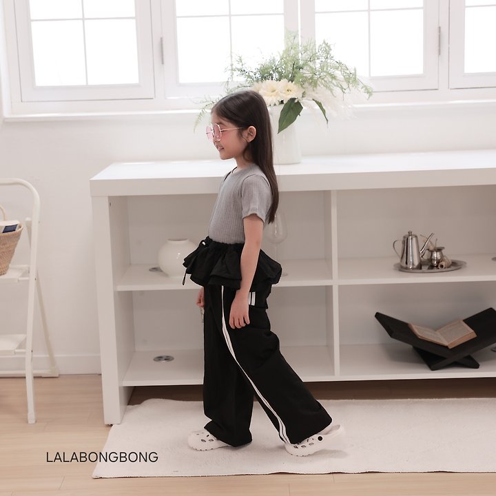 Lalabongbong - Korean Children Fashion - #todddlerfashion - Frill String Pants - 9