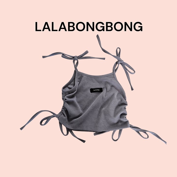 Lalabongbong - Korean Children Fashion - #prettylittlegirls - String Line Sleeveless - 4