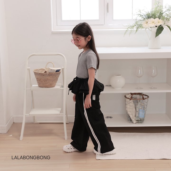 Lalabongbong - Korean Children Fashion - #toddlerclothing - Frill String Pants - 10
