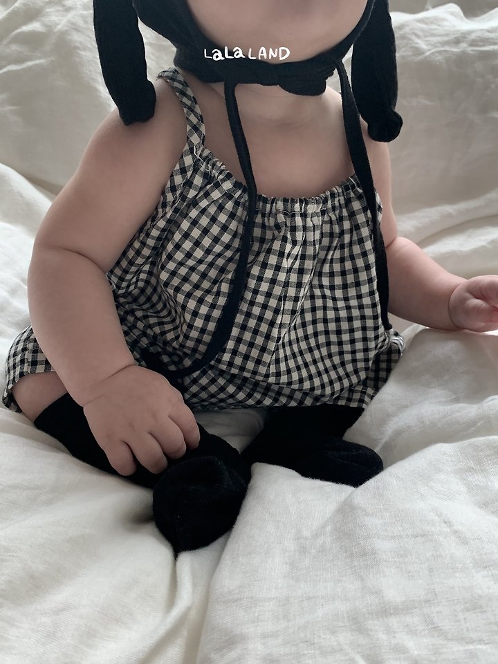 Lalaland - Korean Baby Fashion - #babyboutique - Bebe Caramel Suspender - 12
