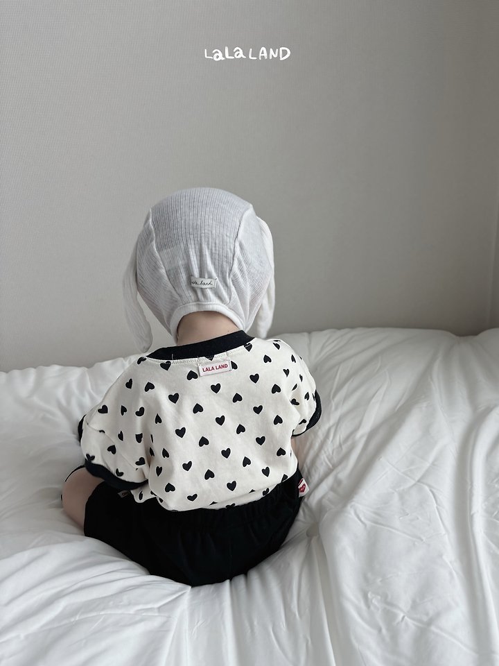 Lalaland - Korean Baby Fashion - #babyboutique - Bebe Heart Dot Tee - 6
