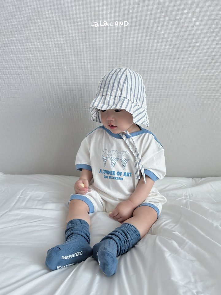 Lalaland - Korean Baby Fashion - #babyboutiqueclothing - Bebe Ice Cream Suit - 10