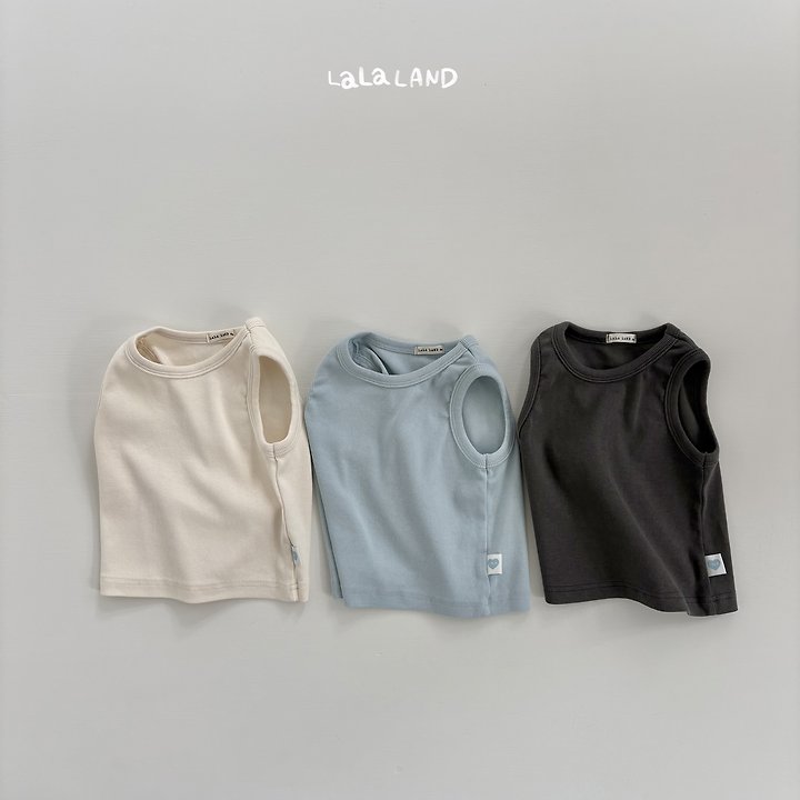 Lalaland - Korean Baby Fashion - #babyboutiqueclothing - Bebe Heat Ribbed Sleeveless