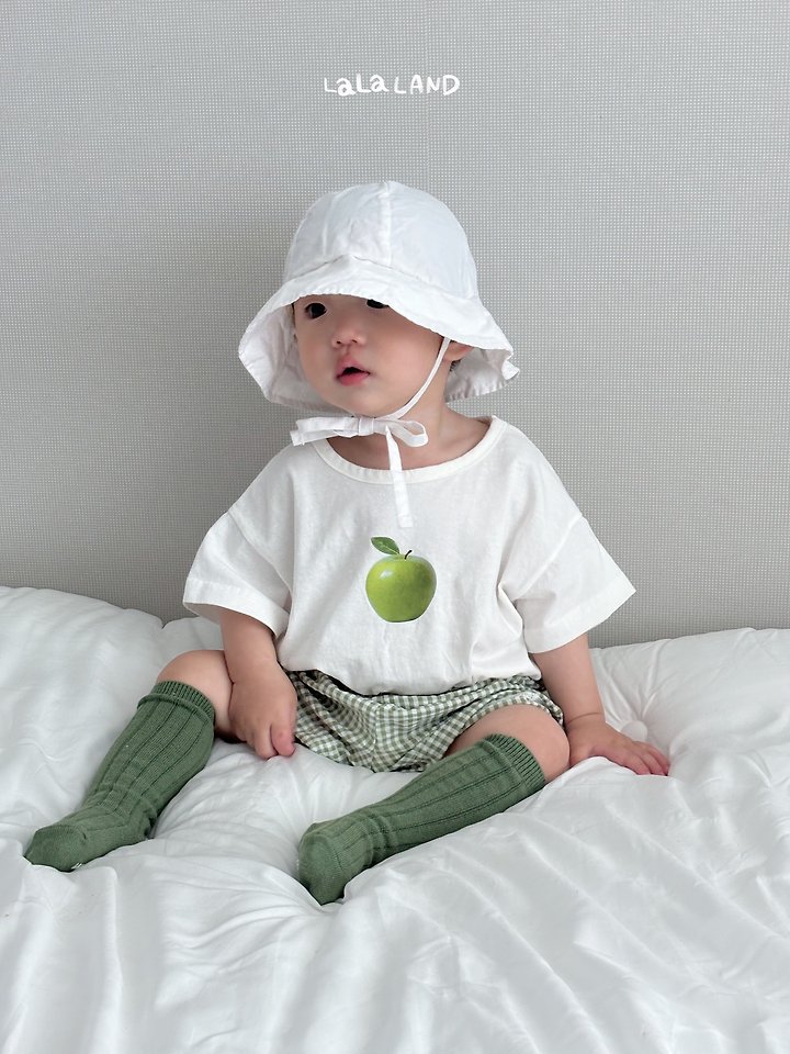Lalaland - Korean Baby Fashion - #babyboutiqueclothing - Bebe Berry Apple Tee - 12
