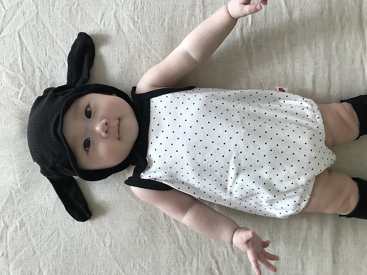 Lalaland - Korean Baby Fashion - #babyboutiqueclothing - Bebe Summer Ribbed Bunny Beanie - 4