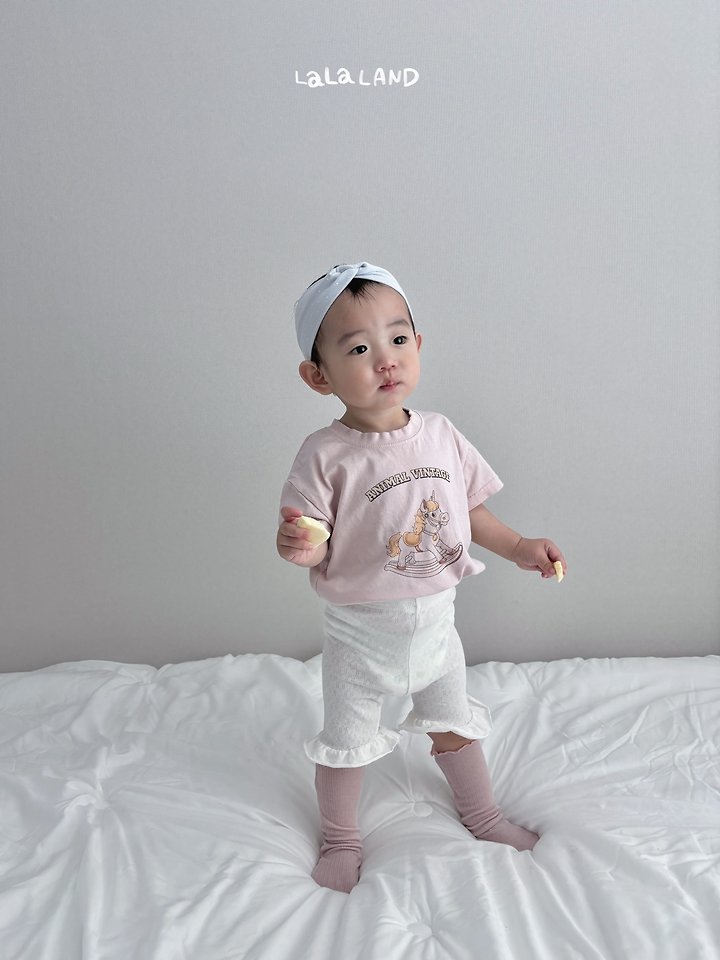 Lalaland - Korean Baby Fashion - #babyclothing - Bebe Unicorn Short Sleeve Tee - 12