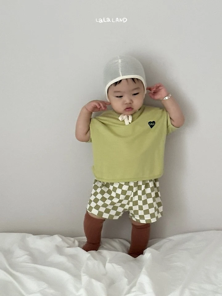 Lalaland - Korean Baby Fashion - #babyclothing - Bebe Checkerboard Shorts - 3