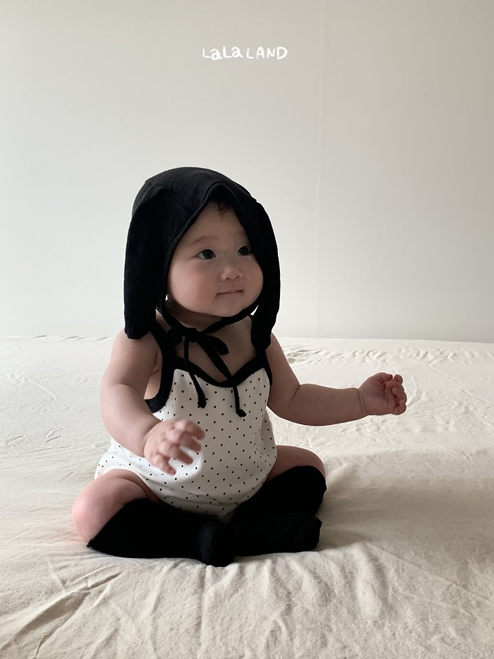 Lalaland - Korean Baby Fashion - #babyfever - Bebe Summer Ribbed Bunny Beanie - 6