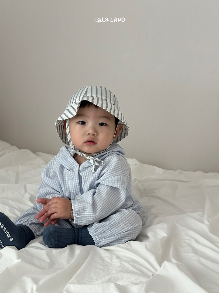 Lalaland - Korean Baby Fashion - #babyfever - Bebe Creamy Hood - 3