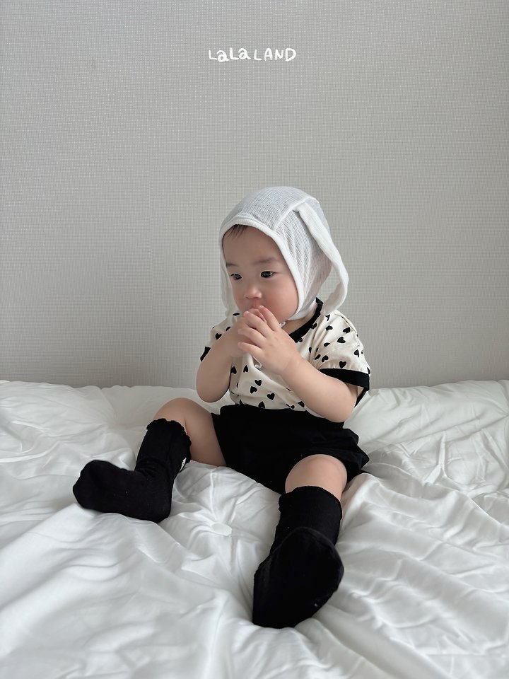 Lalaland - Korean Baby Fashion - #babyfever - Bebe Heart Dot Tee - 11