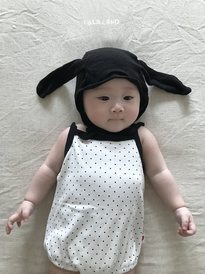 Lalaland - Korean Baby Fashion - #babygirlfashion - Bebe Summer Ribbed Bunny Beanie - 7