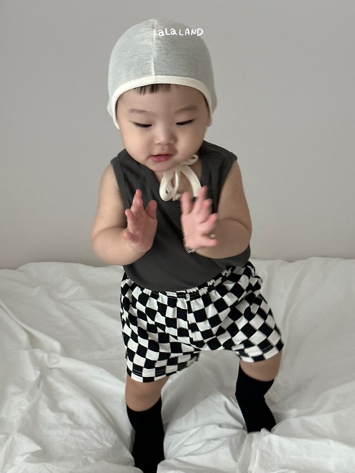 Lalaland - Korean Baby Fashion - #babygirlfashion - Bebe Heat Ribbed Sleeveless - 5