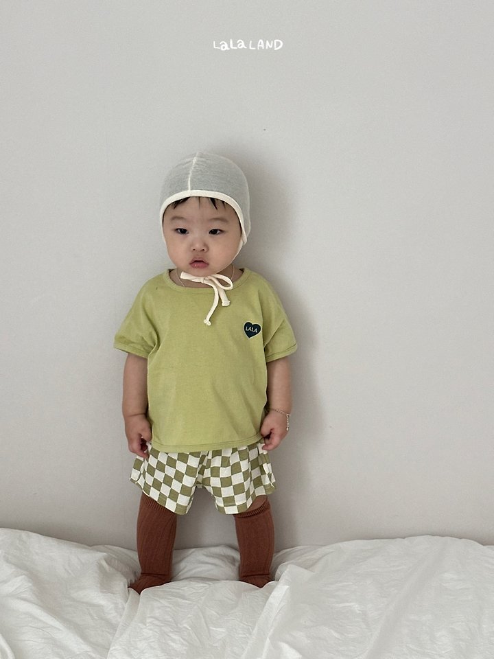 Lalaland - Korean Baby Fashion - #babygirlfashion - Bebe Checkerboard Shorts - 6
