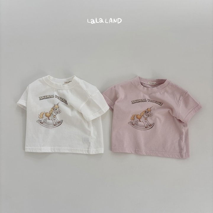 Lalaland - Korean Baby Fashion - #babylifestyle - Bebe Unicorn Short Sleeve Tee