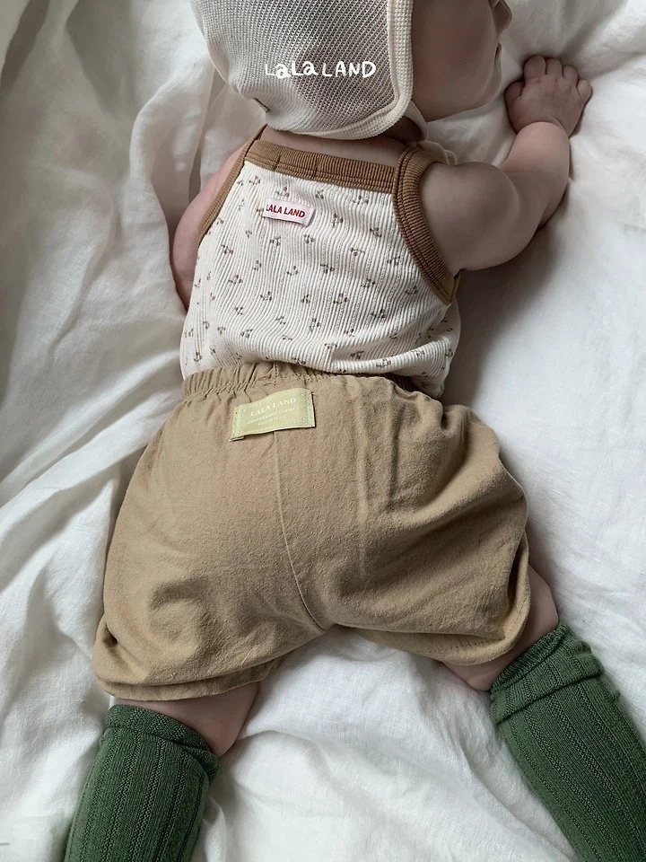 Lalaland - Korean Baby Fashion - #babylifestyle - Bebe Pocket Cotton Shorts - 3