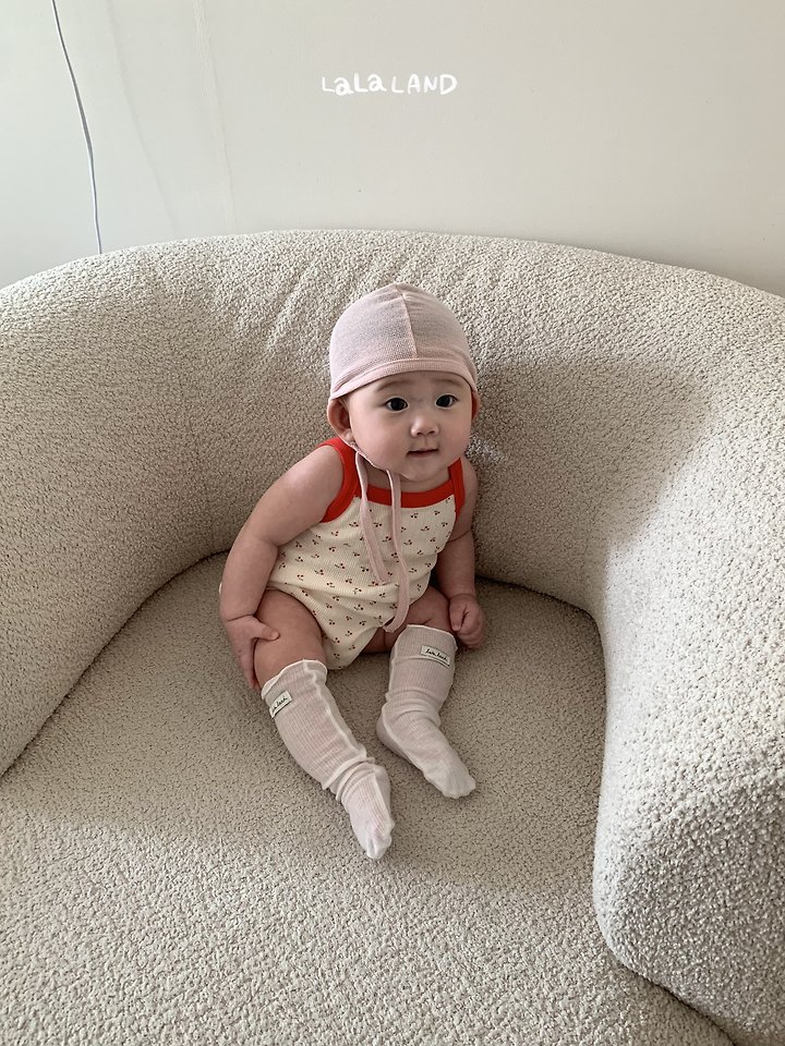 Lalaland - Korean Baby Fashion - #babyoninstagram - Bebe Cherry Suit - 4