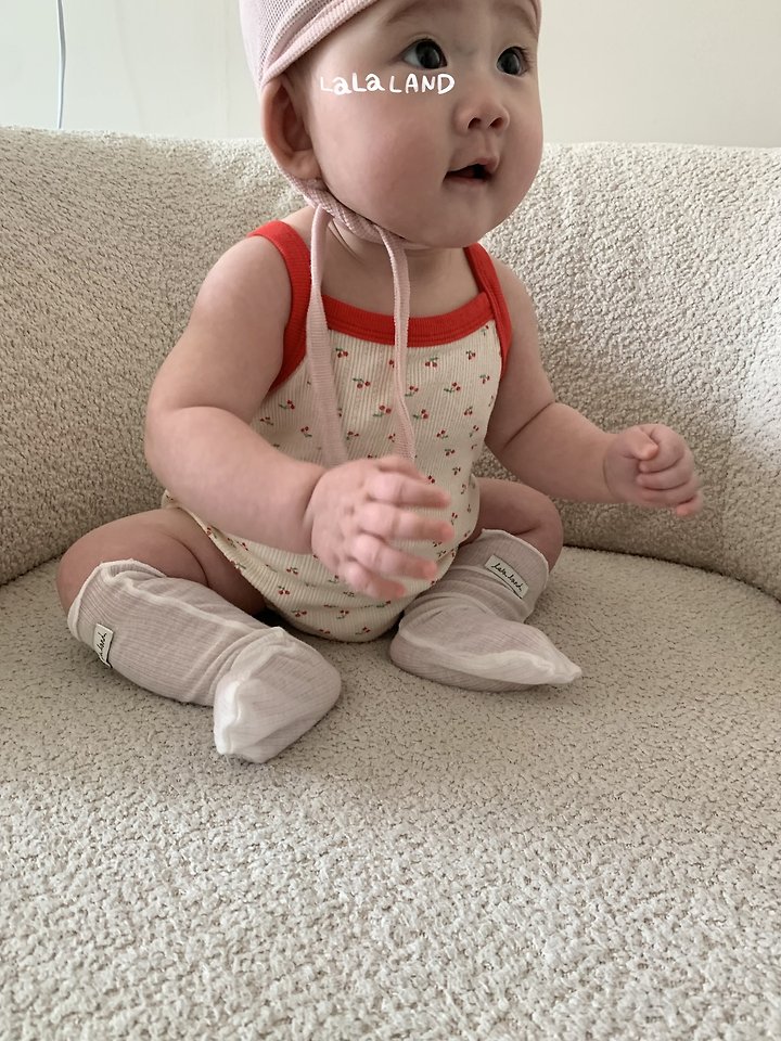 Lalaland - Korean Baby Fashion - #babyoutfit - Bebe Cherry Suit - 6