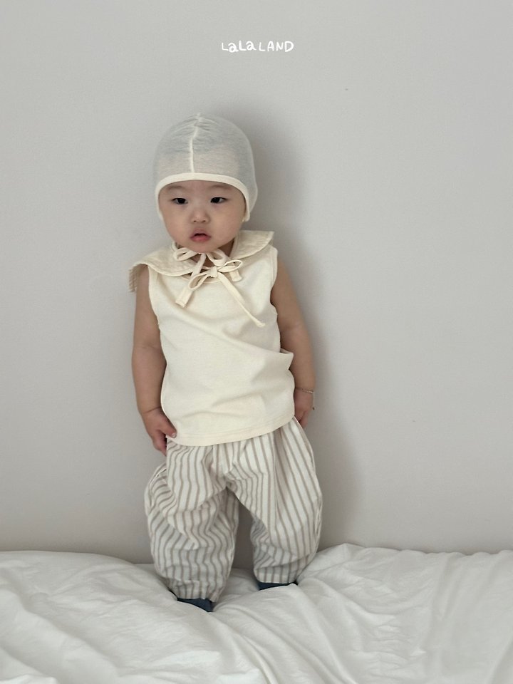 Lalaland - Korean Baby Fashion - #babyoutfit - Bebe Heat Ribbed Sleeveless - 10