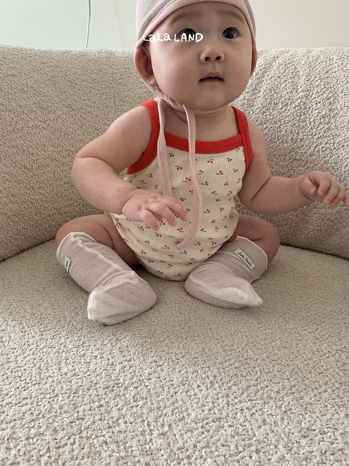 Lalaland - Korean Baby Fashion - #babywear - Bebe Cherry Suit - 7