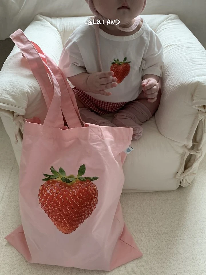 Lalaland - Korean Baby Fashion - #babywear - Bebe Berry Apple Tee - 7