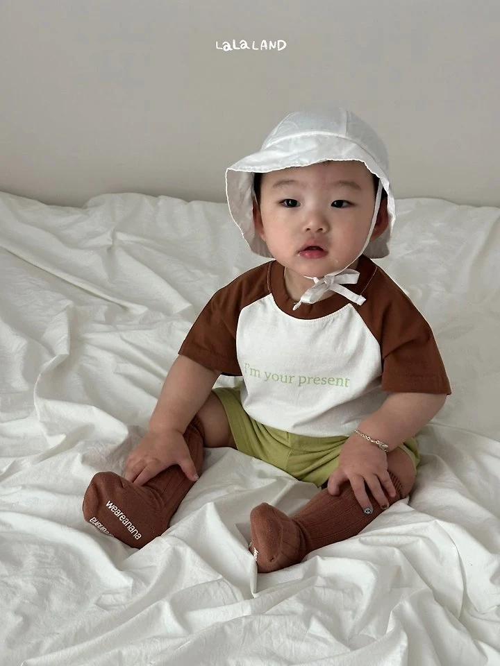 Lalaland - Korean Baby Fashion - #onlinebabyboutique - Bebe I’m Raglan Tee - 6