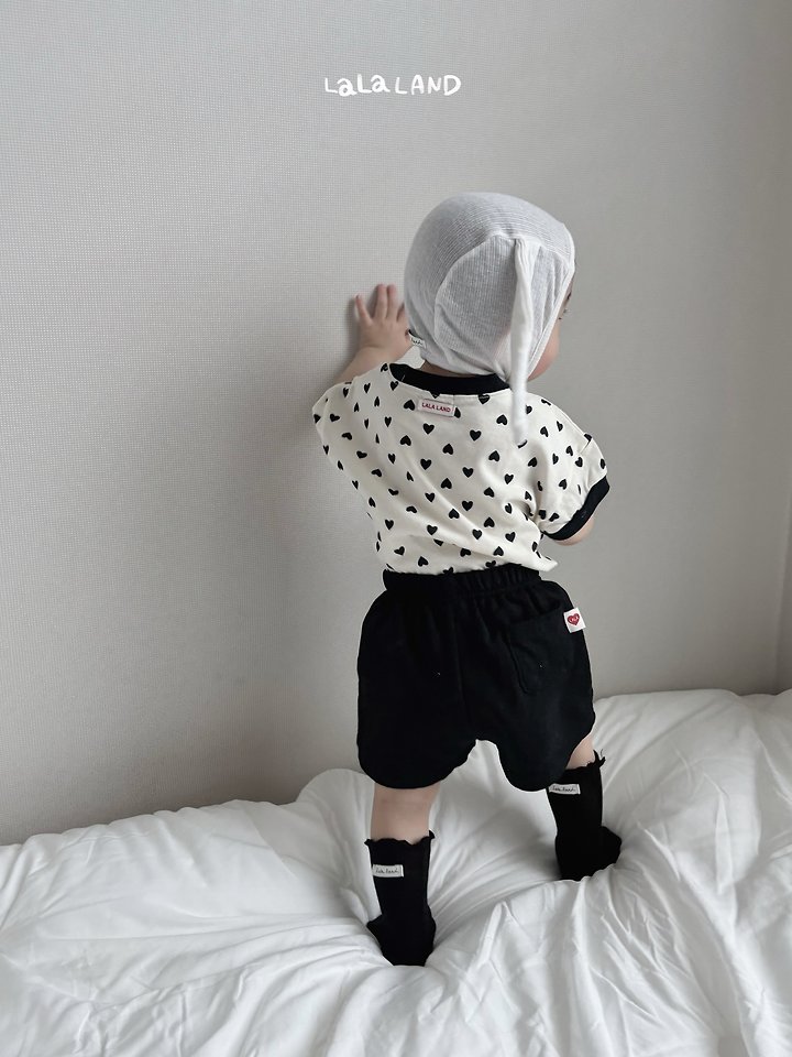 Lalaland - Korean Baby Fashion - #babywear - Bebe Heart Dot Tee - 4