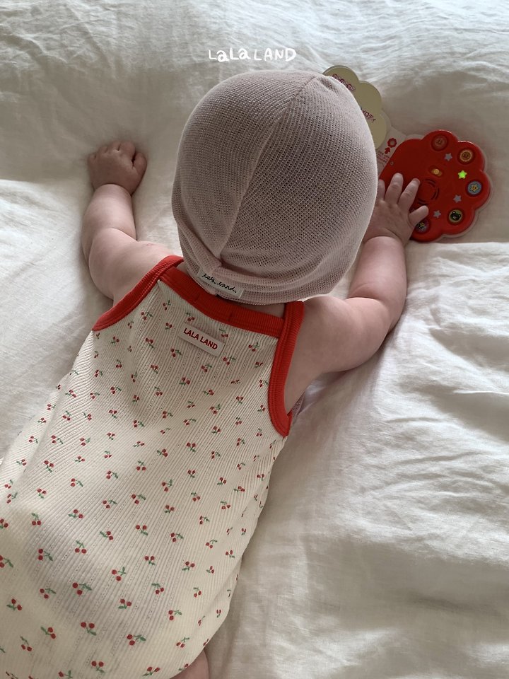 Lalaland - Korean Baby Fashion - #onlinebabyshop - Bebe Summer Mesh Bonnet - 3