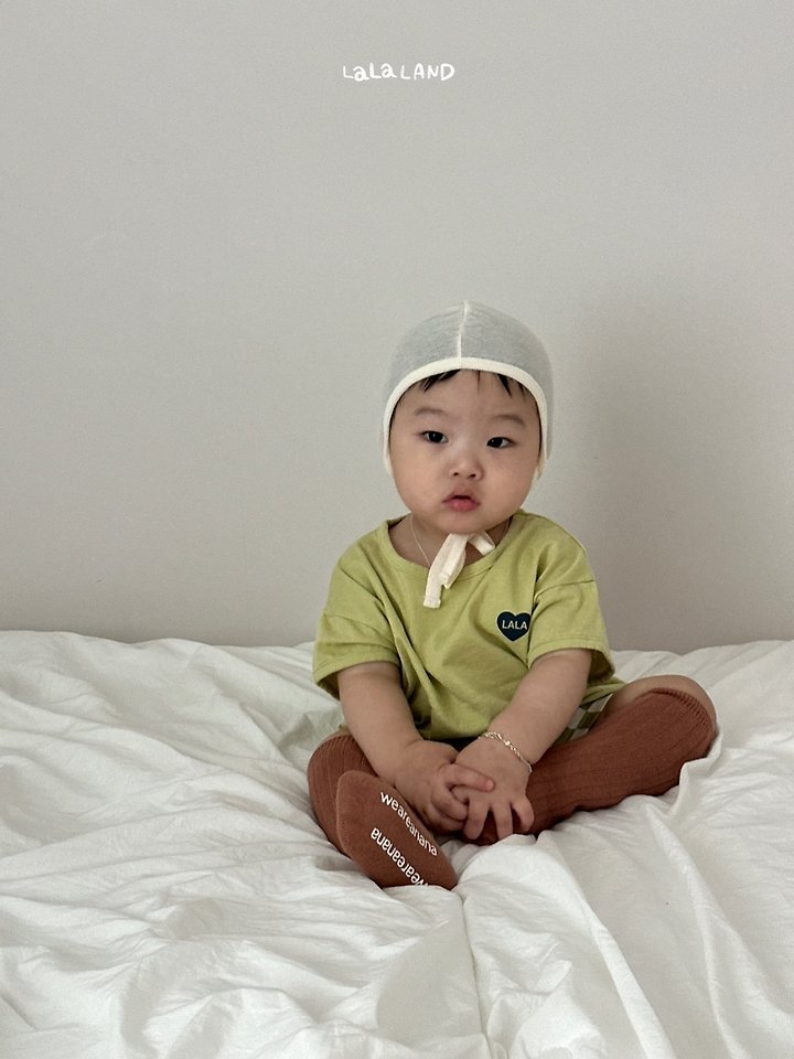 Lalaland - Korean Baby Fashion - #onlinebabyshop - Bebe Heart Ribbed Tee - 11