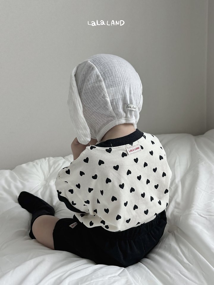 Lalaland - Korean Baby Fashion - #onlinebabyshop - Bebe Heart Dot Tee - 5