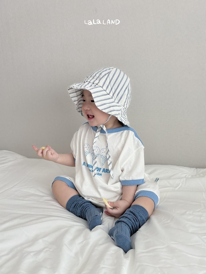 Lalaland - Korean Baby Fashion - #smilingbaby - Bebe Ice Cream Suit - 8