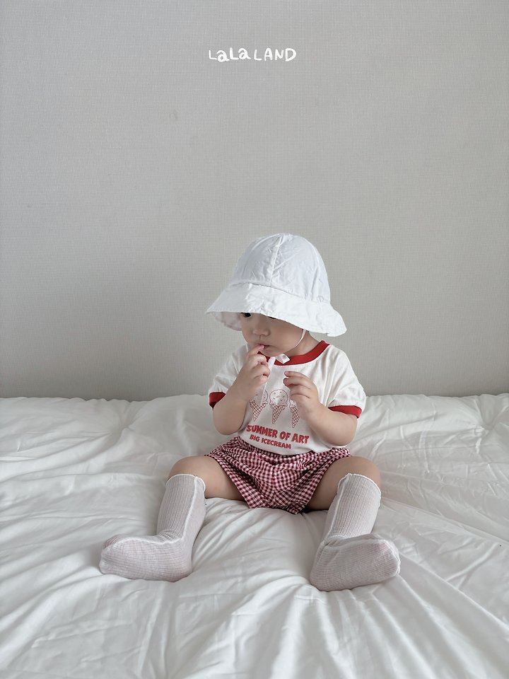 Lalaland - Korean Baby Fashion - #smilingbaby - Bebe Cool Check Shorts - 10