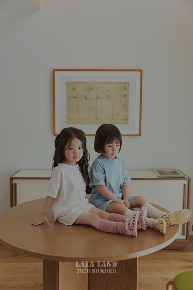 Lalaland - Korean Children Fashion - #Kfashion4kids - Color Block Point Short Sleeve Tee - 3