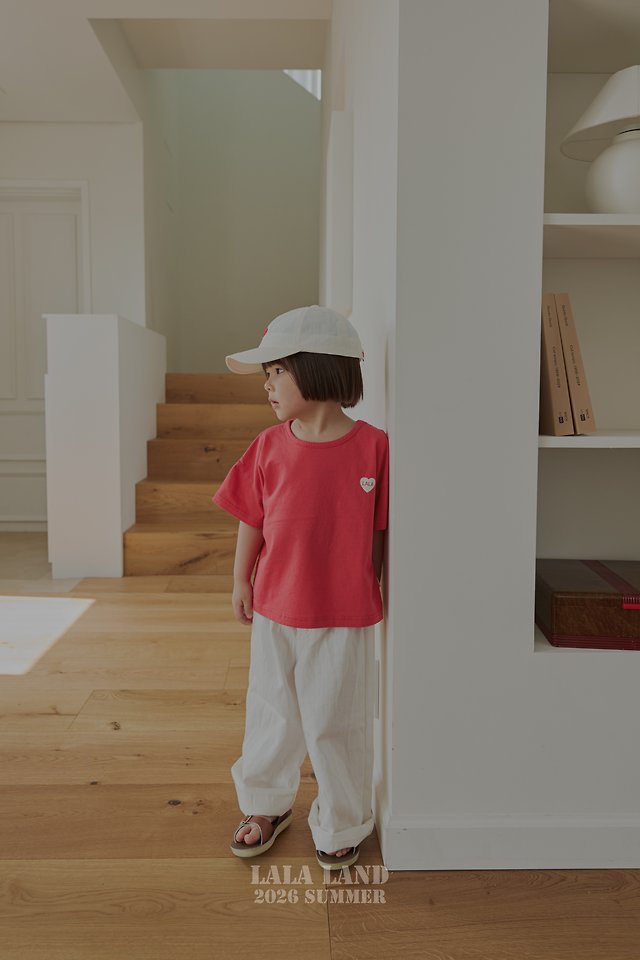 Lalaland - Korean Children Fashion - #Kfashion4kids - Lala Heart Short Sleeve Tee - 10