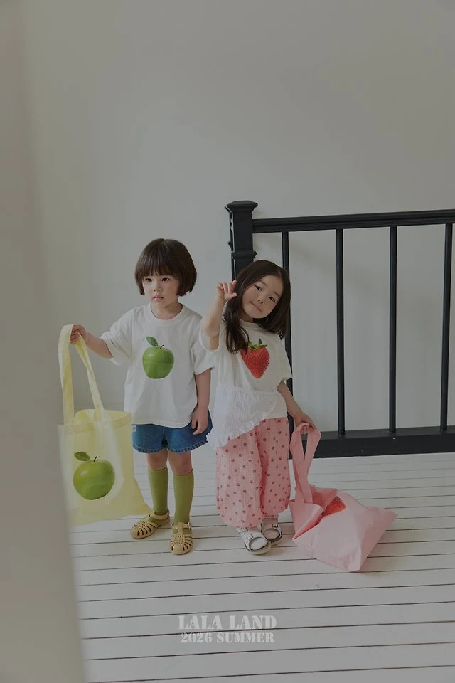 Lalaland - Korean Children Fashion - #Kfashion4kids - Berry Apple Tee - 8