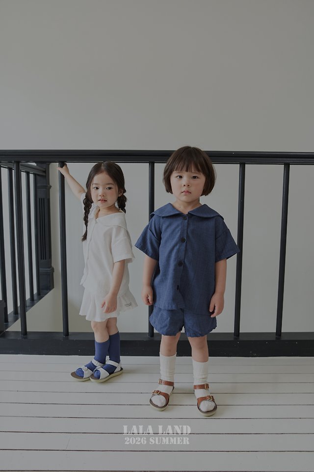 Lalaland - Korean Children Fashion - #childofig - Mile Short Sleeve Shirt - 11
