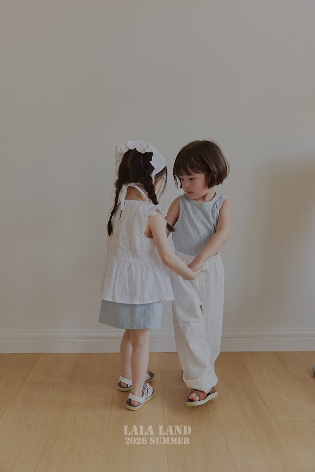 Lalaland - Korean Children Fashion - #childofig - 26 Ribbed Sleeveless Tee - 5