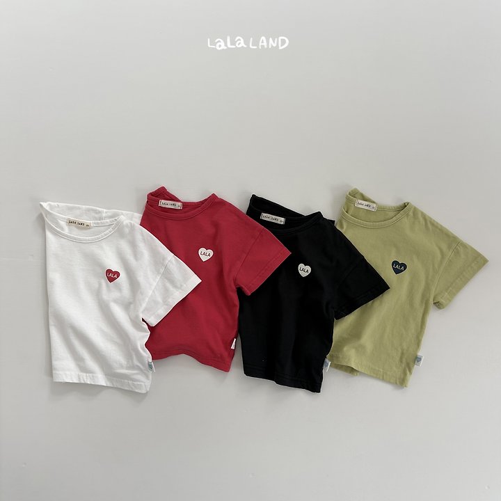 Lalaland - Korean Children Fashion - #childofig - Lala Heart Short Sleeve Tee