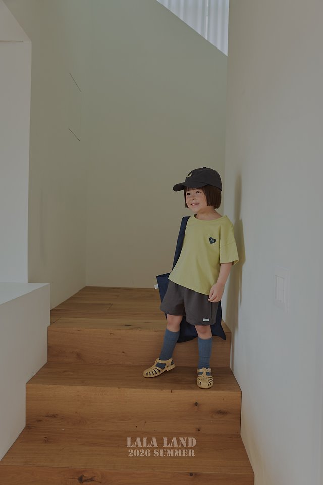 Lalaland - Korean Children Fashion - #childrensboutique - Lala Heart Short Sleeve Tee - 3