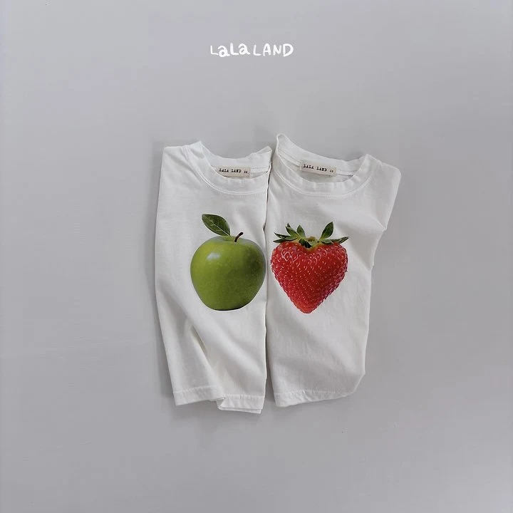Lalaland - Korean Children Fashion - #childrensboutique - Berry Apple Tee