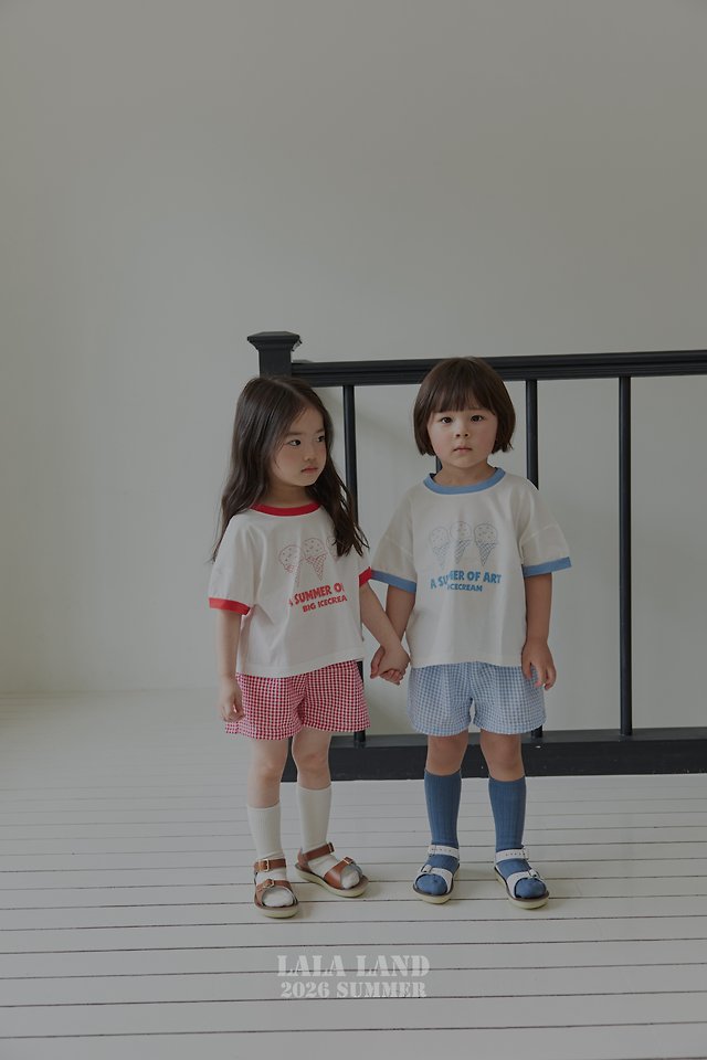 Lalaland - Korean Children Fashion - #childrensboutique - Cool Check Shorts - 3