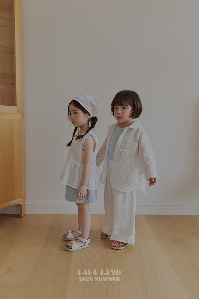 Lalaland - Korean Children Fashion - #designkidswear - Pencil Linen Shirt - 8