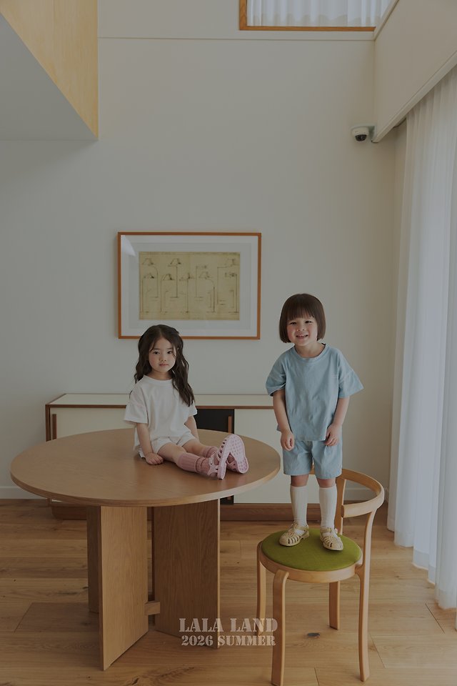 Lalaland - Korean Children Fashion - #designkidswear - Color Block Point Short Sleeve Tee - 11