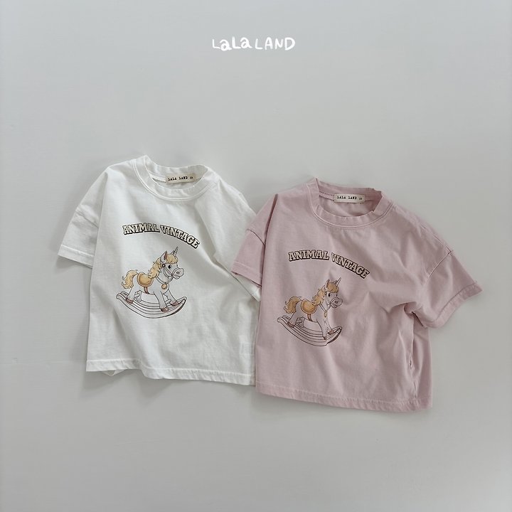 Lalaland - Korean Children Fashion - #designkidswear - Unicorn Short Sleeve Tee