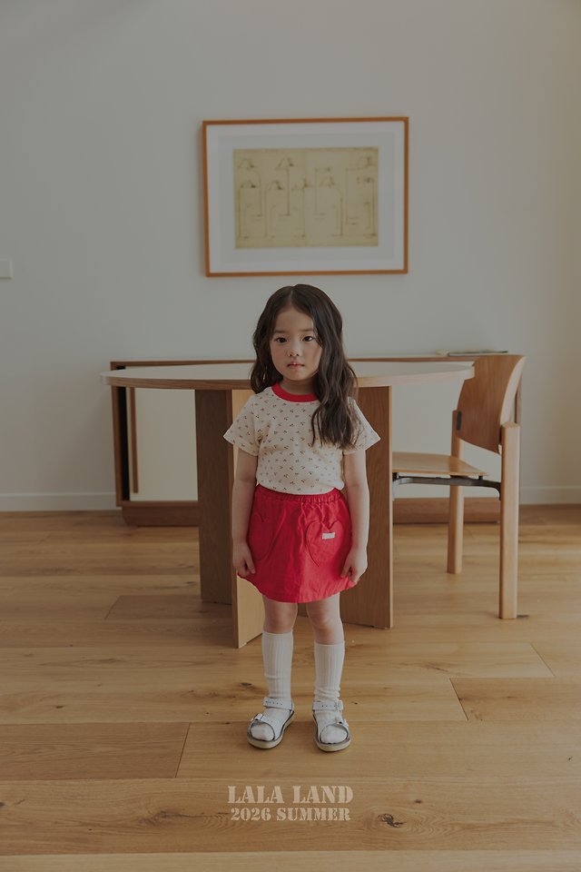 Lalaland - Korean Children Fashion - #designkidswear - Heart Mini Skirt - 10
