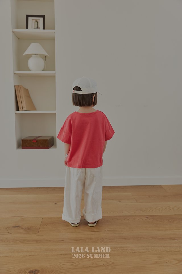 Lalaland - Korean Children Fashion - #designkidswear - Summer Slub Roll-Up Pants - 9