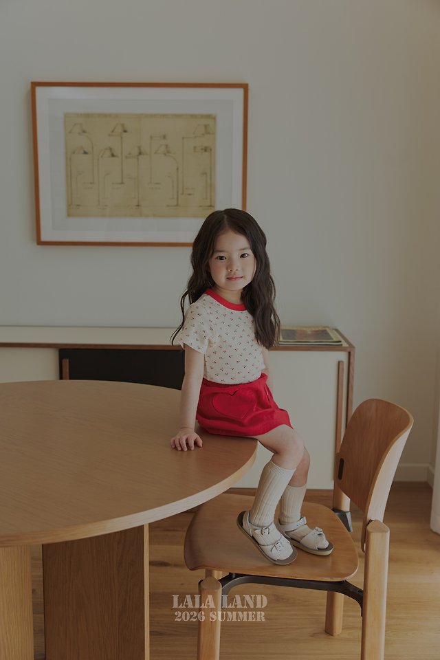 Lalaland - Korean Children Fashion - #discoveringself - Cherry Short Sleeve Tee - 8