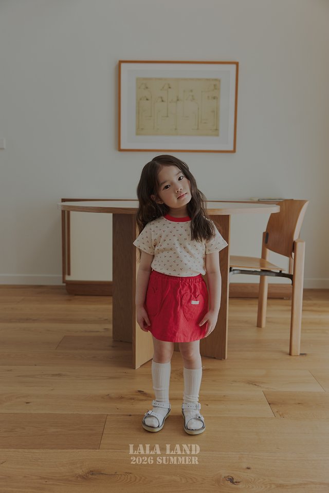 Lalaland - Korean Children Fashion - #discoveringself - Heart Mini Skirt - 11