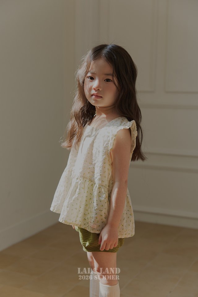 Lalaland - Korean Children Fashion - #kidsshorts - Milky Blouse - 10